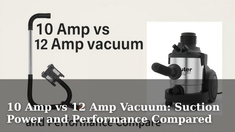 10 Amp vs 12 Amp Vacuum: Suction Power and Performance Compared