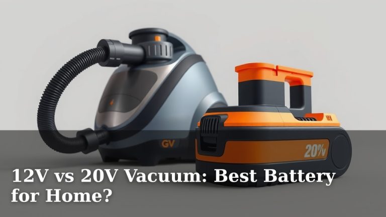 12V vs 20V Vacuum: Best Battery for Home?
