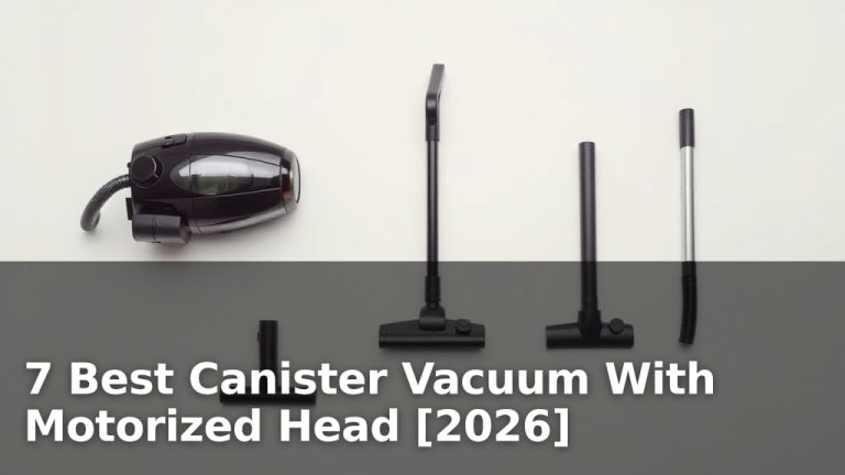 7 Best Canister Vacuum With Motorized Head [2026]