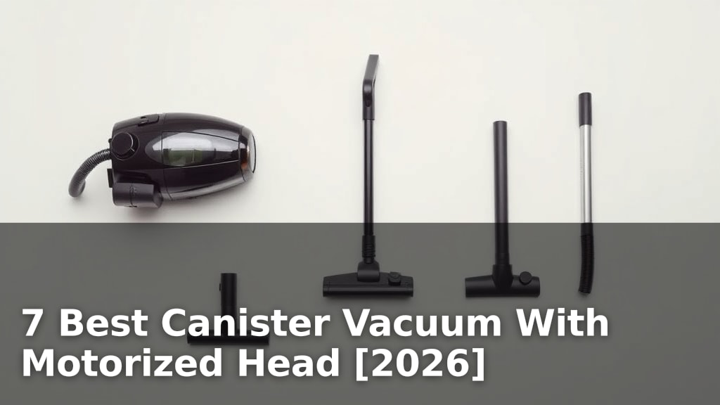 7 Best Canister Vacuum With Motorized Head [2026]