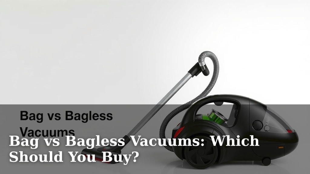 Bag vs Bagless Vacuums: Which Should You Buy?