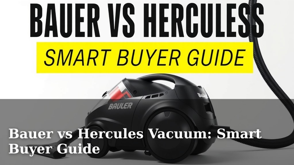 Bauer vs Hercules Vacuum: Smart Buyer Guide