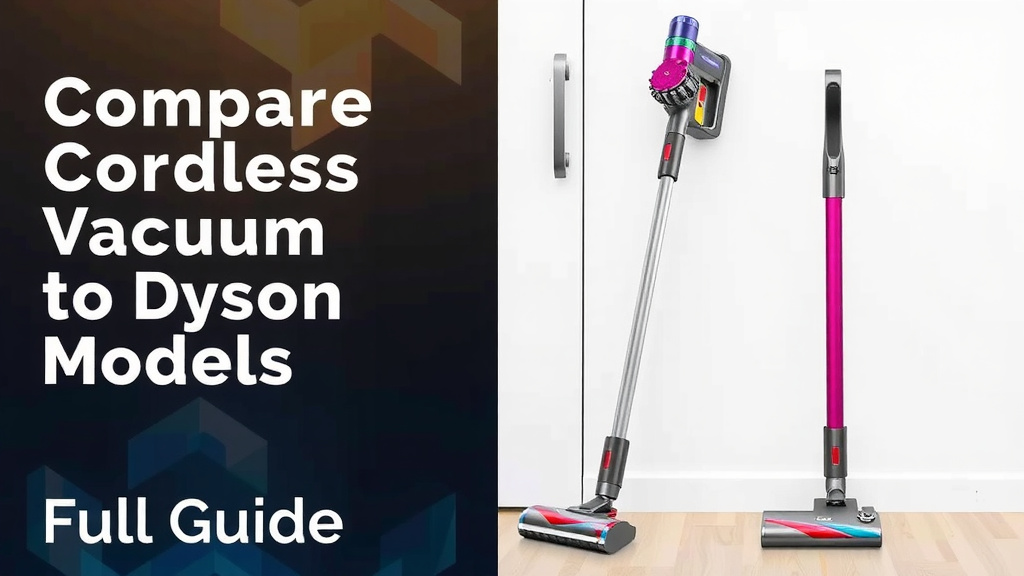 Comparing Bissell Cordless Vacuums to Dyson Models