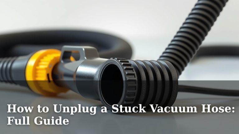 How to Unplug a Stuck Vacuum Hose: Full Guide