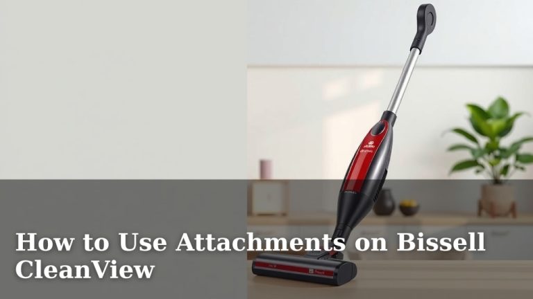 How to Use Attachments on Bissell CleanView