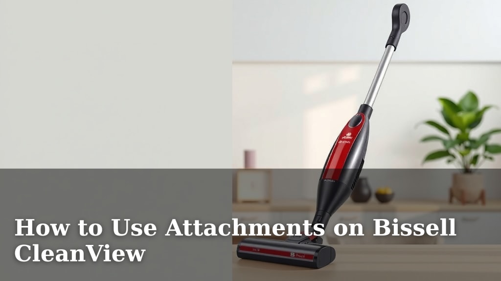 How to Use Attachments on Bissell CleanView