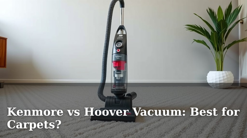 Kenmore vs Hoover Vacuum: Best for Carpets?