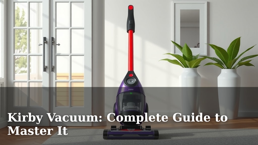 Kirby Vacuum: Complete Guide to Master It