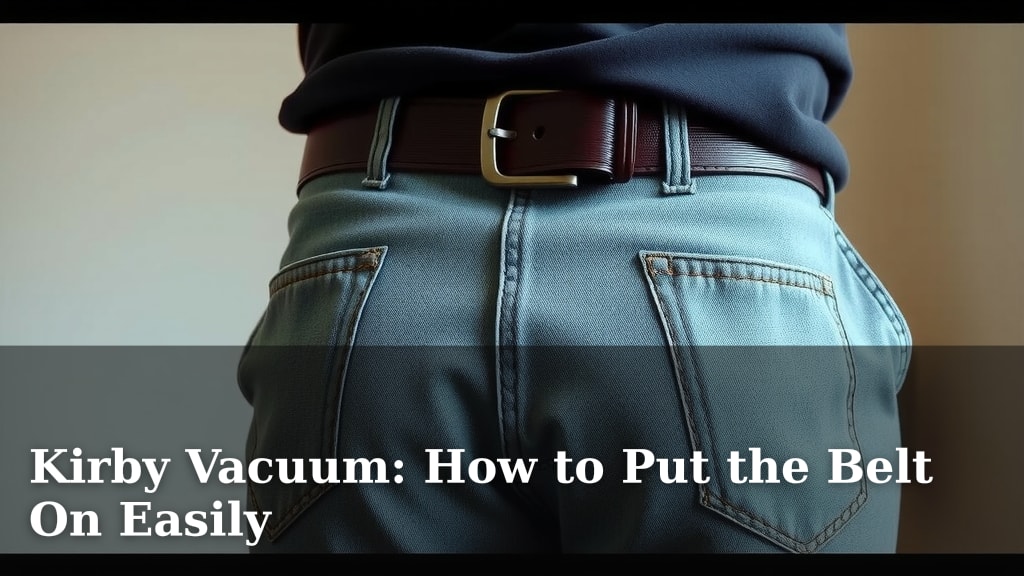 Kirby Vacuum: How to Put the Belt On Easily