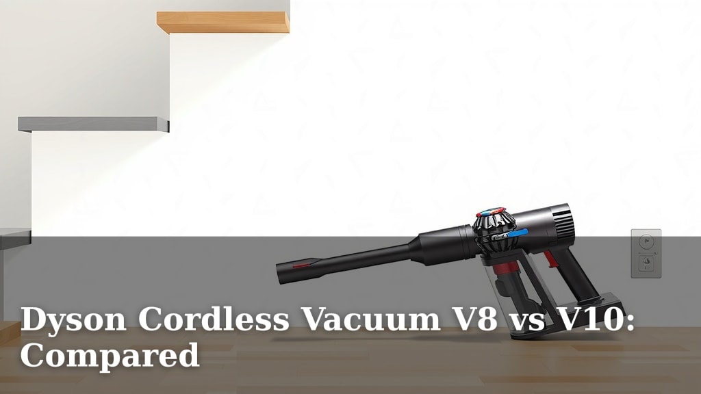 Dyson Cordless Vacuum V8 vs V10: Compared