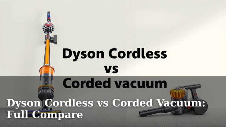 Dyson Cordless vs Corded Vacuum: Full Compare