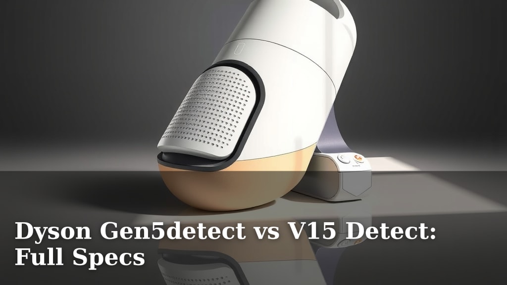 Dyson Gen5detect vs V15 Detect: Full Specs