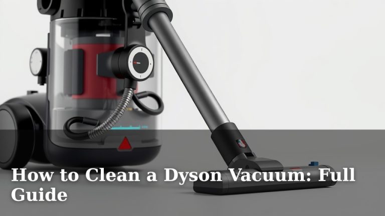 How to Clean a Dyson Vacuum: Full Guide