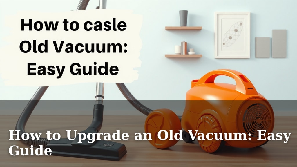 How to Upgrade an Old Vacuum: Easy Guide