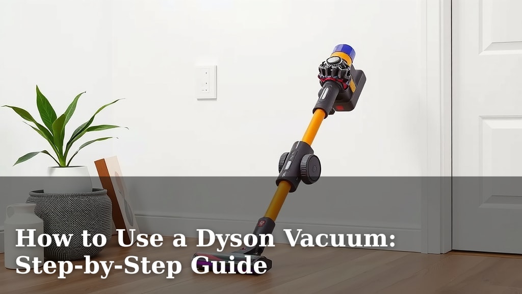 How to Use a Dyson Vacuum: Step-by-Step Guide