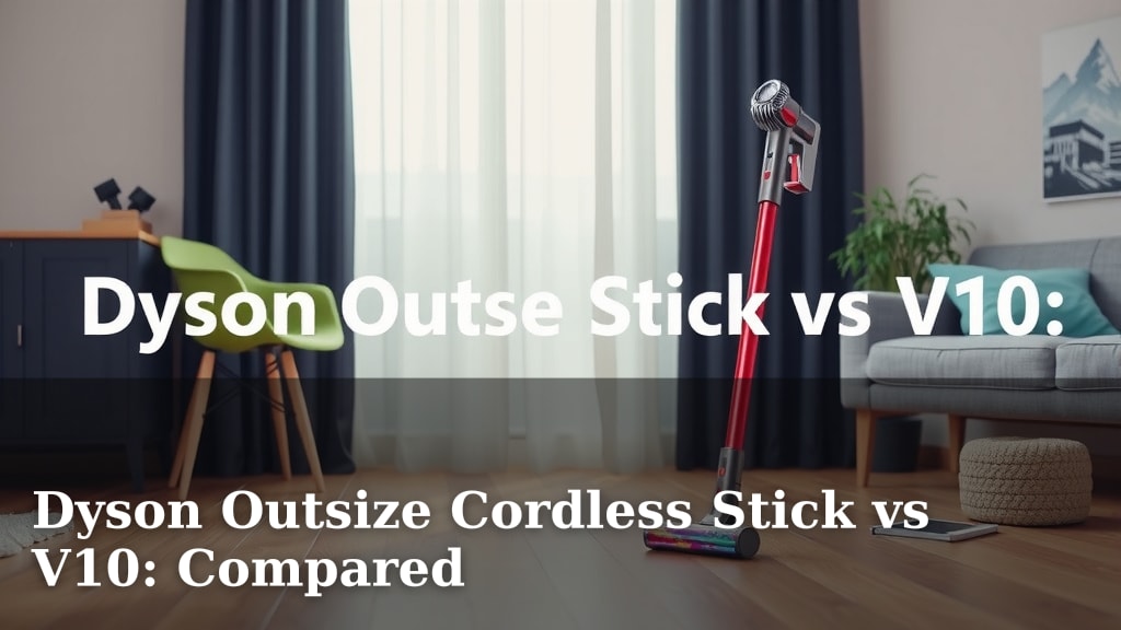 Dyson Outsize Cordless Stick vs V10: Compared