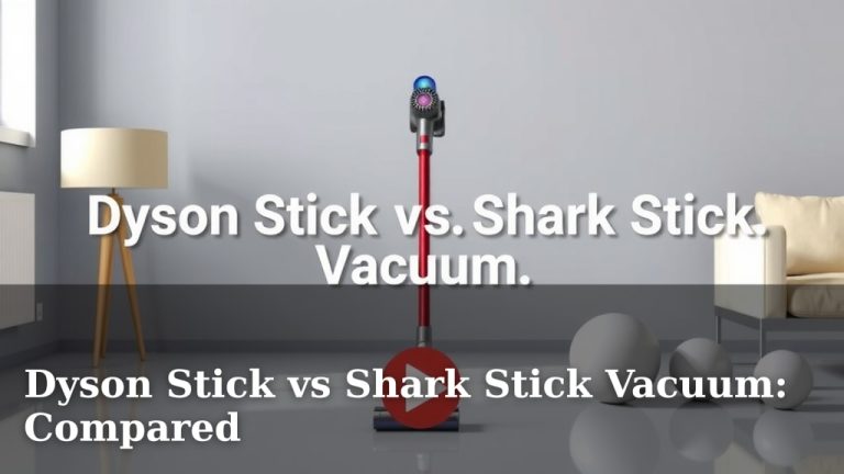 Dyson Stick vs Shark Stick Vacuum: Compared