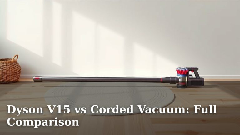 Dyson V15 vs Corded Vacuum: Full Comparison