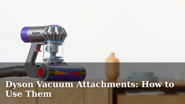 Dyson Vacuum Attachments: How to Use Them