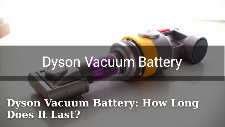 Dyson Vacuum Battery: How Long Does It Last?