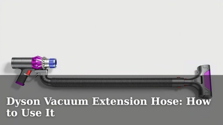 Dyson Vacuum Extension Hose: How to Use It