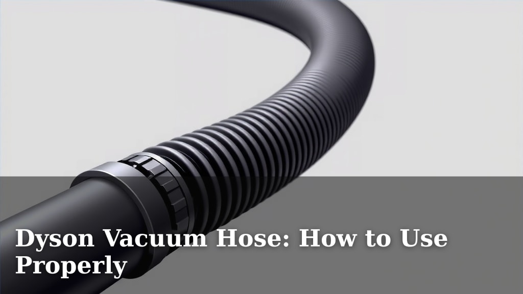 Dyson Vacuum Hose: How to Use Properly