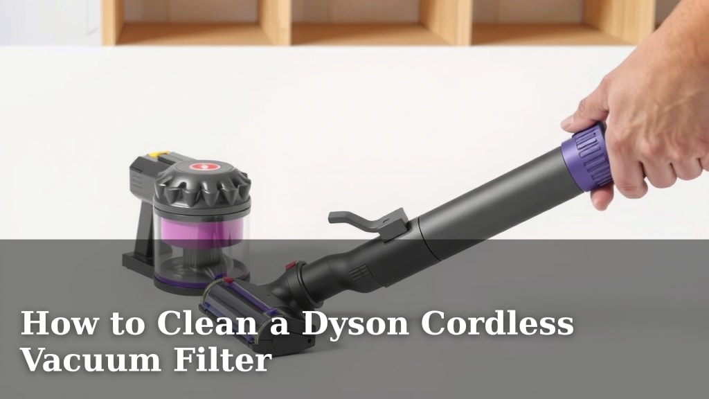 How to Clean a Dyson Cordless Vacuum Filter