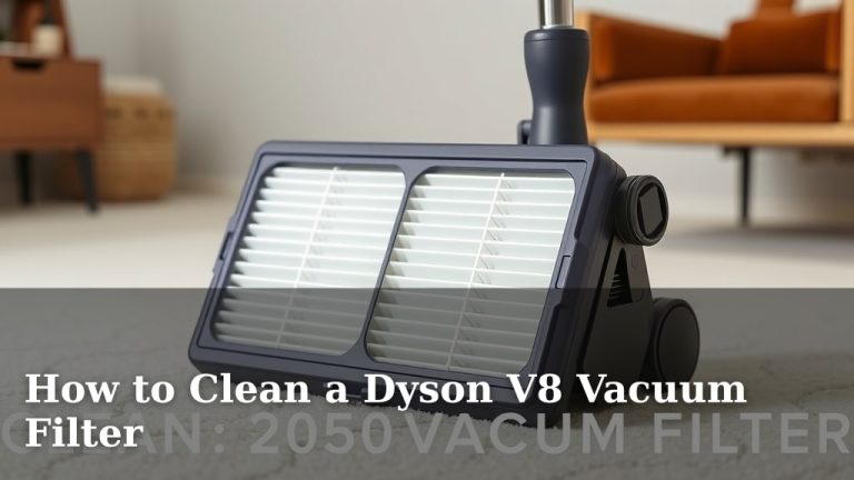 How to Clean a Dyson V8 Vacuum Filter