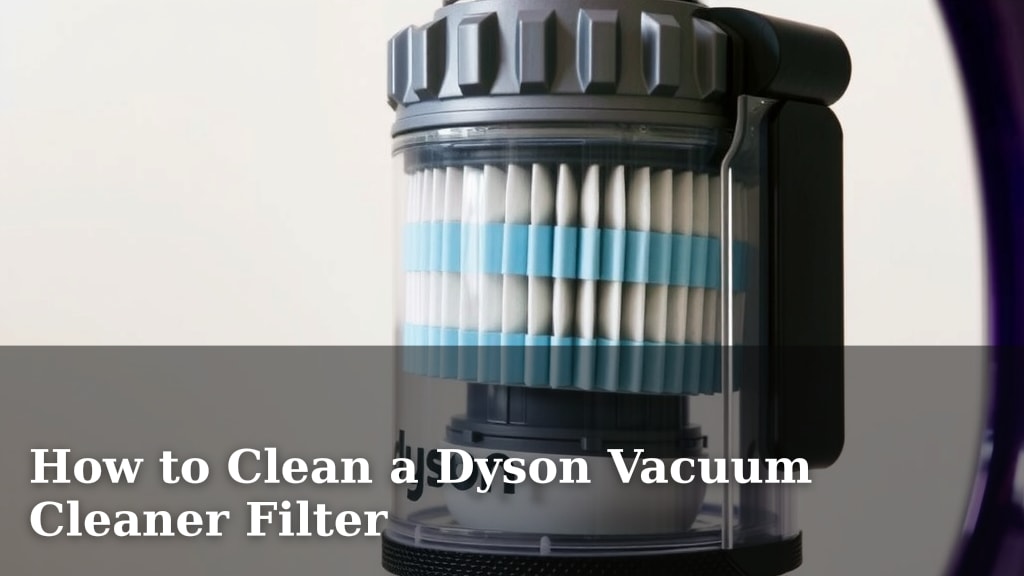 How to Clean a Dyson Vacuum Cleaner Filter